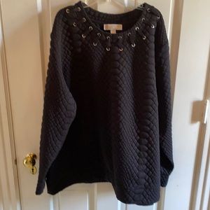 Michael Kors plus size quilted sweatshirt size 2x